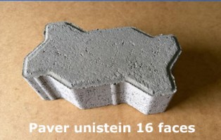 Paver unistein 16 faces